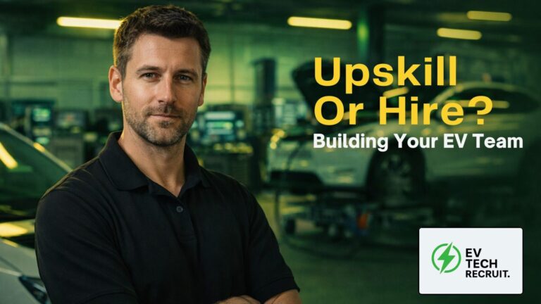 Upskill or hire? How independent EV businesses can build a future ready technician team