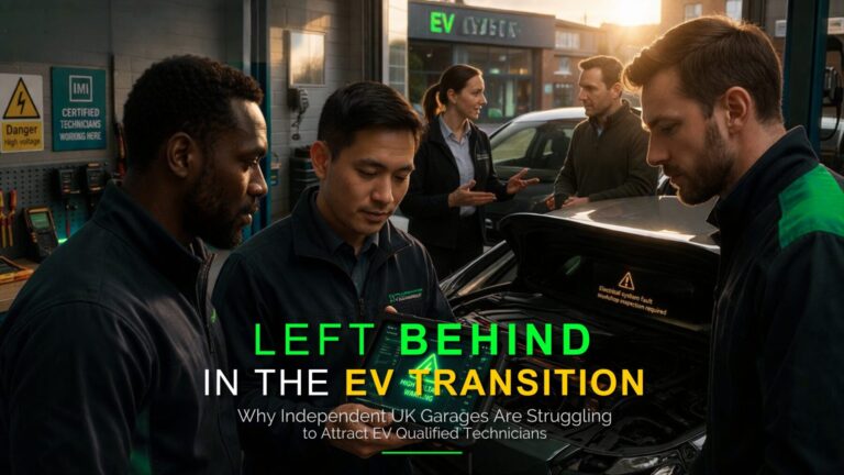 Left behind in the EV transition: Why independent UK garages are struggling to attract EV qualified technicians