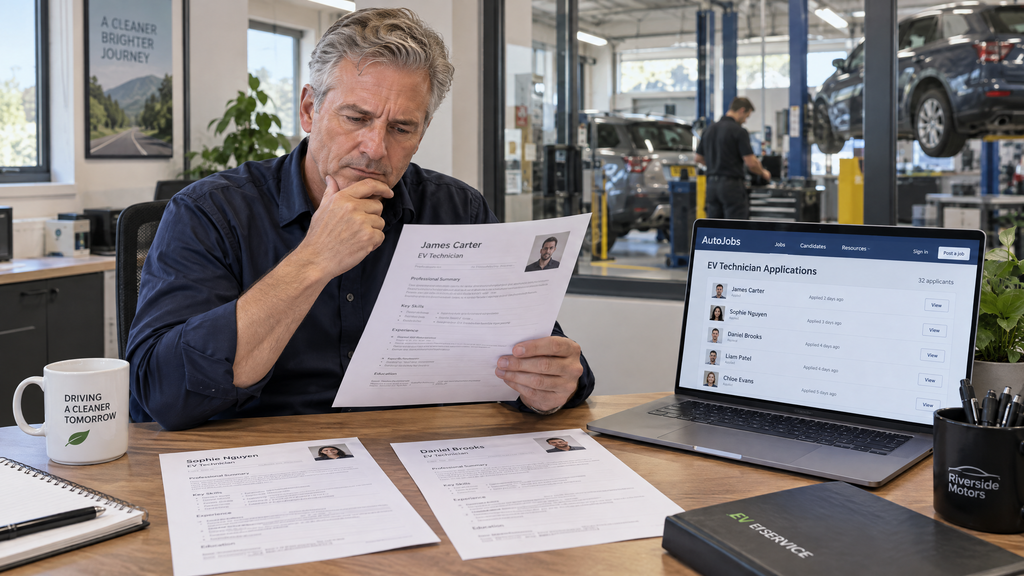 Electric vehicle recruitment in the UK: Finding the right multi-skilled, EV-qualified vehicle technicians