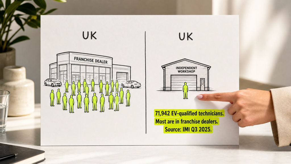 Why UK independent workshops shouldn't rely on just one IMI Level 4 EV-qualified vehicle technician